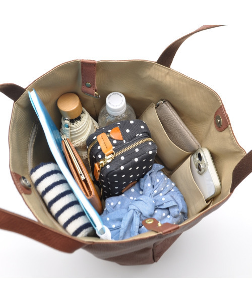 CLEDRAN（クレドラン）の「【軽量 大容量】CL3892 CORE TOTE/L（トートバッグ・レディース・ブラウン/グレー/ブラック・FREE）」の14枚目の写真