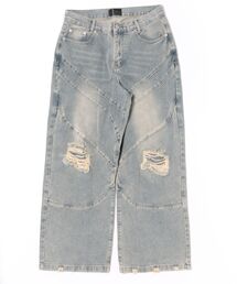 SIS（エスアイエス）の「SIS/エスアイエス/Design Clash Denim Pants（デニムパンツ）」