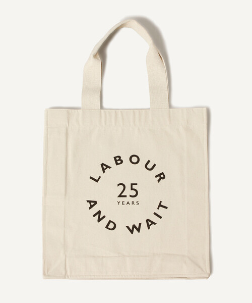 LABOUR AND WAIT（レイバーアンドウェイト）の「LABOUR AND WAIT | 25YEARS TOTE BAG（トートバッグ・レディース・Nat・-）」の2枚目の写真