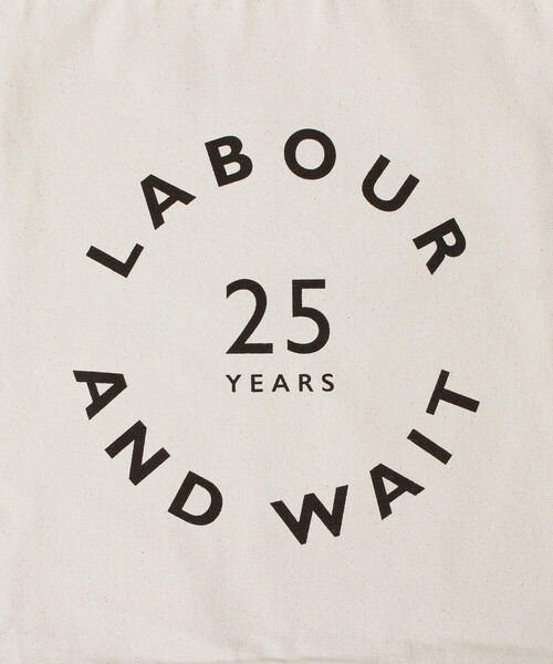 LABOUR AND WAIT（レイバーアンドウェイト）の「LABOUR AND WAIT | 25YEARS TOTE BAG（トートバッグ・レディース・Nat・-）」の3枚目の写真