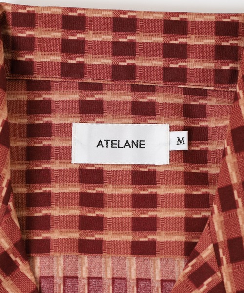 ATELANE（アテレーン）の「ATELANE バイカラーチェックオープンカラーシャツ（シャツ/ブラウス・メンズ・ブラック/レッド・M/L）」の19枚目の写真
