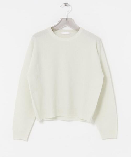 URBAN RESEARCH（アーバンリサーチ）の「ウール100 クルーネックソフトニット（ニット/セーター・レディース・ブラック/オフホワイト/ブルー/グレー・FREE）」の12枚目の写真