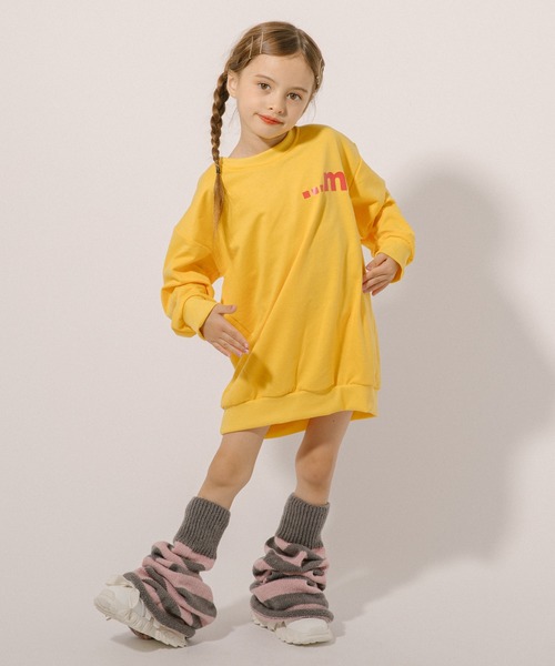 URBAN CHERRY(アーバンチェリー)の「バックアニマルプリントトレーナーワンピ(ワンピース・キッズ・イエロー/ブルー・130cm/140cm/150cm/120cm)」の14枚目の写真