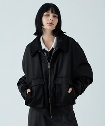 VELNUS（ベルナス）の「【VELNUS】Cropped double-zip corduroy blouson / クロップドダブルジップコーデュロイブルゾン（ブルゾン）」