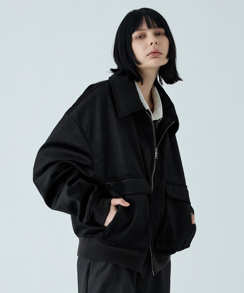 MARK&LONA黒 ダブルジップブルゾン MARK&LONA黒 ダブルジップブルゾン MARK&LONA黒 ダブルジップブルゾン
