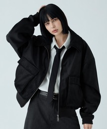 VELNUS（ベルナス）の「【VELNUS】Cropped double-zip corduroy blouson / クロップドダブルジップコーデュロイブルゾン（ブルゾン）」
