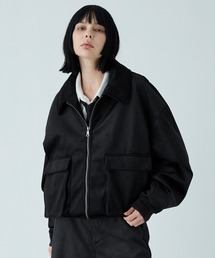 VELNUS（ベルナス）の「【VELNUS】Cropped double-zip corduroy blouson / クロップドダブルジップコーデュロイブルゾン（ブルゾン）」