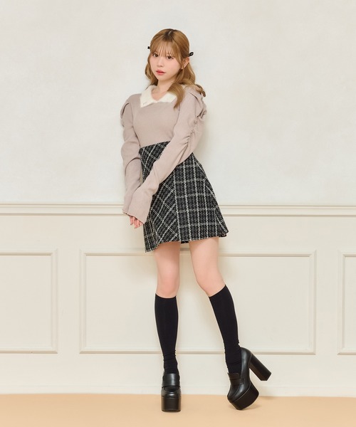 ハイウエストミニスカート(スカート)|apres jour(アプレジュール ハイウエストミニスカート(スカート)|apres jour(アプレジュール