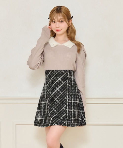 ハイウエストミニスカート（スカート）｜apres jour（アプレジュール