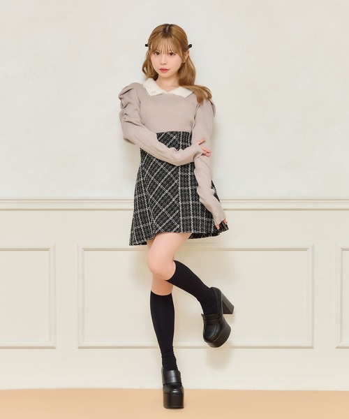 ハイウエストミニスカート（スカート）｜apres jour（アプレジュール