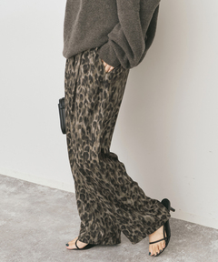 セール】《WEB限定 / 追加》レオパードプリントイージーパンツ（その他