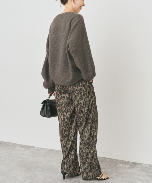 Spick & Span（スピックアンドスパン）の「レオパードプリントイージーパンツ（その他パンツ・レディース・その他4・36/38）」の6枚目の写真