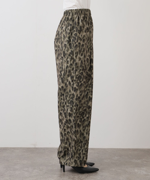 レオパードプリントイージーパンツ（その他パンツ）｜Spick