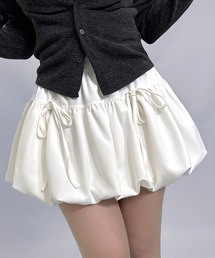 FOLLOWIN（フォロウィン）の「【インナーパンツ仕様】バルーン＆リボンデイテイルミニスカート（スカート）」