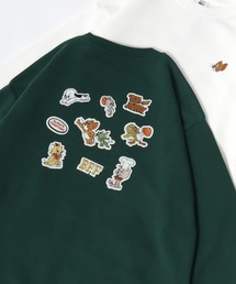Tom and Jerry/トムとジェリー オーバーサイズ 裏起毛 サガラ刺繍 スウェットトレーナー