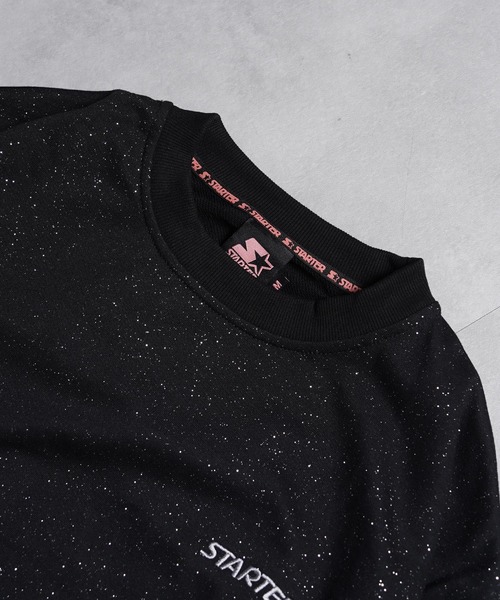 STARTER(スターター)の「STARTER ラメプリント ワイド スウェット 【 セットアップ 対応 】/ STARTER Glitter Print Wide Sweatshirt(スウェット・レディース・ブラウン/ブラック・M/L)」の21枚目の写真