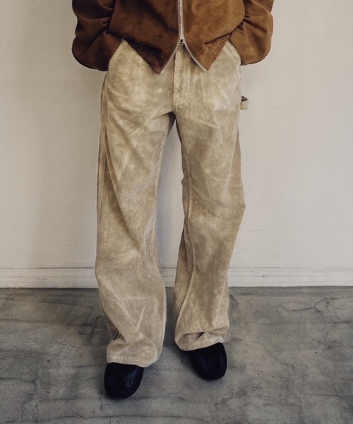 soe（ソーイ）の「Splashed Painter Trousers（スラックス）」 - WEAR