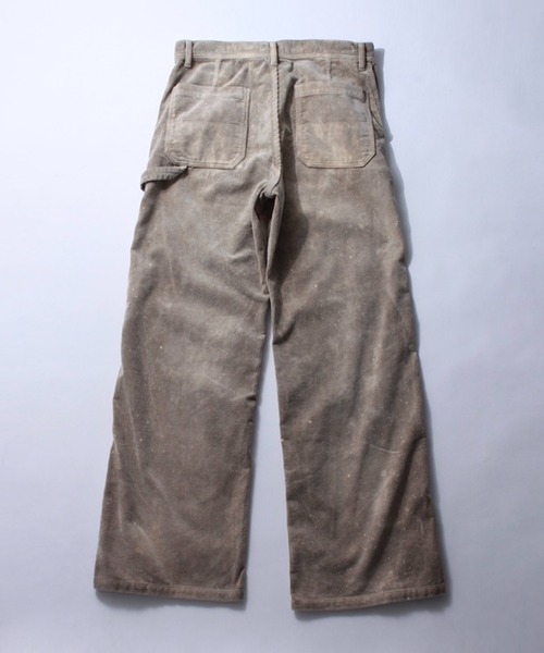 soe(ソーイ)の「Splashed Painter Trousers(スラックス・メンズ・ベージュ/ブラック・1/2)」の11枚目の写真