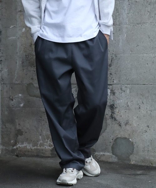 Dickies（ディッキーズ）の「【GENUINE DICKIES/ジェニュインディッキーズ】T/Cツイル センタープレス イージーパンツ（チノパンツ・メンズ・カーキ/ブラック/チャコールグレー/ベージュ・L/M/XL）」の3枚目の写真