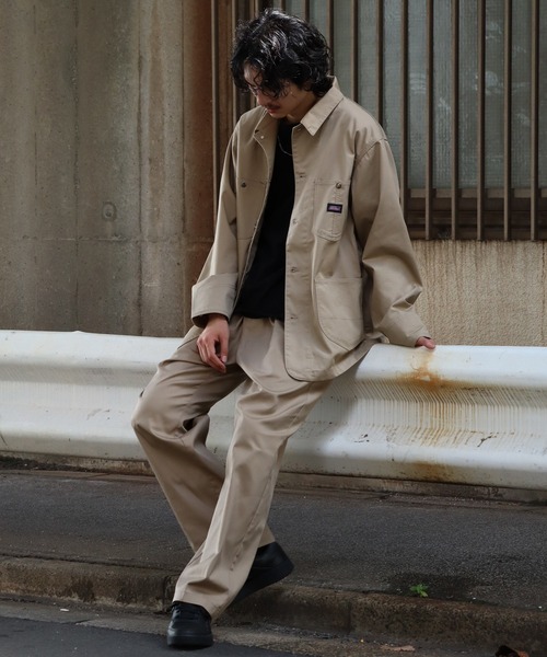 Dickies（ディッキーズ）の「【GENUINE DICKIES/ジェニュインディッキーズ】T/Cツイル センタープレス イージーパンツ（チノパンツ・メンズ・カーキ/ブラック/チャコールグレー/ベージュ・L/M/XL）」の22枚目の写真