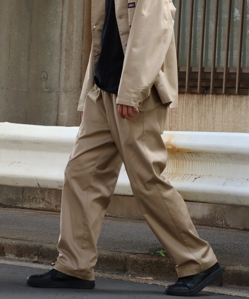 Dickies（ディッキーズ）の「【GENUINE DICKIES/ジェニュインディッキーズ】T/Cツイル センタープレス イージーパンツ（チノパンツ・メンズ・カーキ/ブラック/チャコールグレー/ベージュ・L/M/XL）」の19枚目の写真