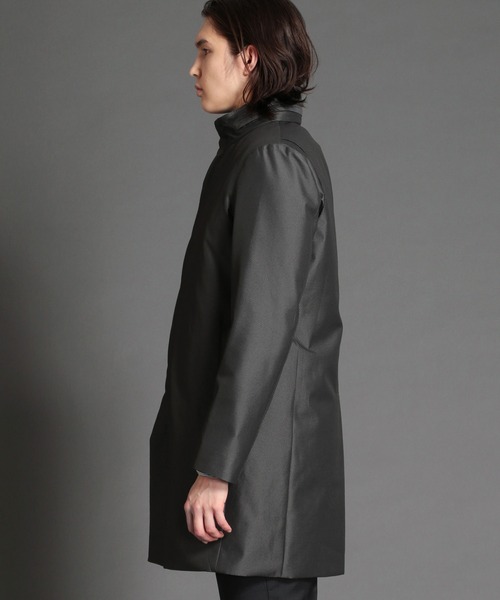 MONSIEUR NICOLE（ムッシュニコル）の「【ex/tra】2WAY ジャカードボンディングスタンドカラーコート（その他アウター・メンズ・チャコールグレー/ネイビー・LARGE/MEDIUM）」の5枚目の写真