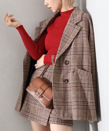 グレンチェック コート」に該当するジャケット/アウター