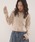 MUHET�i�~���G�[�^�j�́urolled edge short cropped knit cardigan / �V���[�g��j�b�g�{�^���J�[�f�B�K���i�J�[�f�B�K��/�{�����j�v�b�A�C�{���[