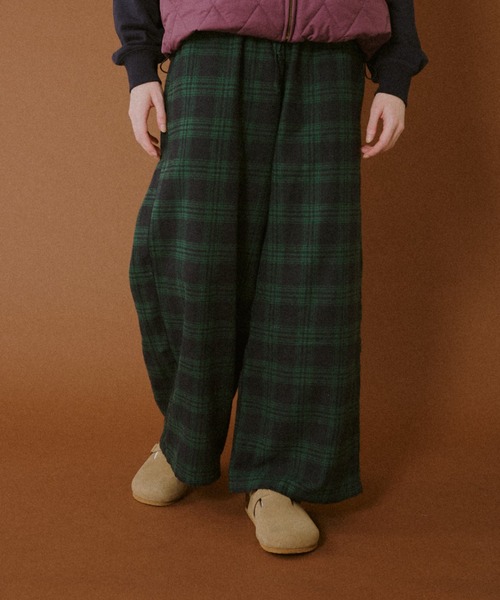 セール】Straight Check Pants / ストレートチェックパンツ