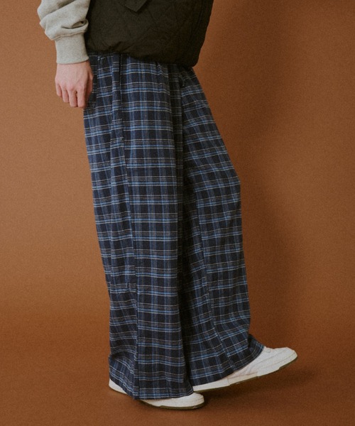 BROKEN BASE（ブロークンベース）の「Straight Check Pants / ストレートチェックパンツ（スラックス・メンズ・ブルー系/グリーン系・MEDIUM/LARGE）」の22枚目の写真