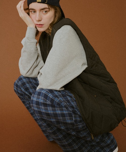 BROKEN BASE（ブロークンベース）の「Straight Check Pants / ストレートチェックパンツ（スラックス・メンズ・ブルー系/グリーン系・MEDIUM/LARGE）」の15枚目の写真