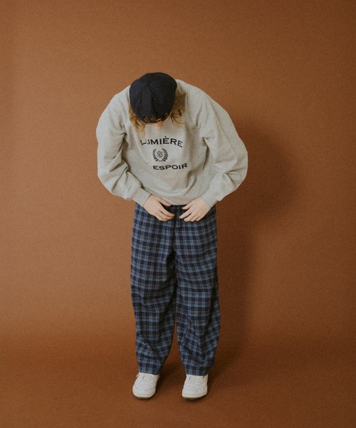 BROKEN BASE（ブロークンベース）の「Straight Check Pants / ストレートチェックパンツ（スラックス・メンズ・ブルー系/グリーン系・MEDIUM/LARGE）」の14枚目の写真