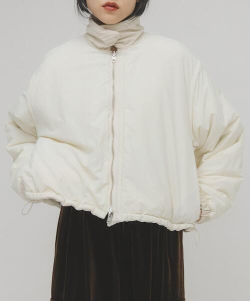 KBF（ケイビーエフ）の「リバーシブルパデッドジャケット（その他アウター・レディース・ブラウン系その他/ホワイト系その他/ブルー系その他・ONE）」の8枚目の写真