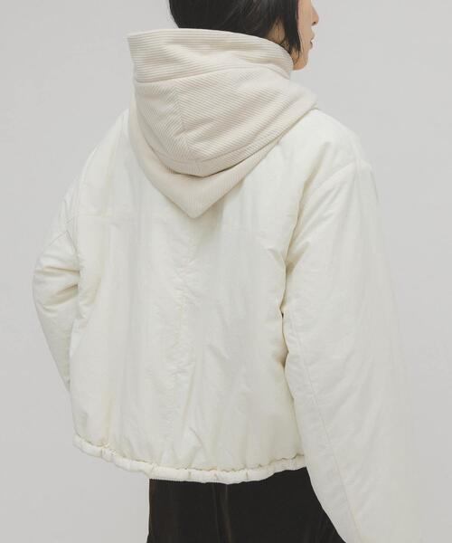 KBF（ケイビーエフ）の「リバーシブルパデッドジャケット（その他アウター・レディース・ブラウン系その他/ホワイト系その他/ブルー系その他・ONE）」の9枚目の写真