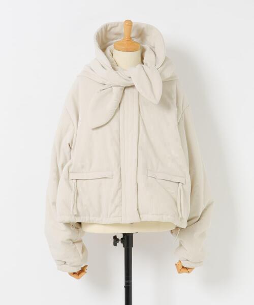 KBF（ケイビーエフ）の「リバーシブルパデッドジャケット（その他アウター・レディース・ブラウン系その他/ホワイト系その他/ブルー系その他・ONE）」の11枚目の写真