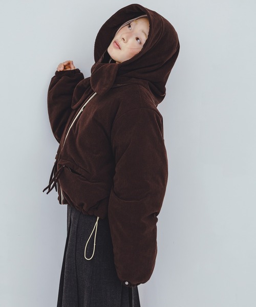 reddish brown リバーシブルジャケット リバーシブルパデッドジャケット（その他アウター）｜KBF