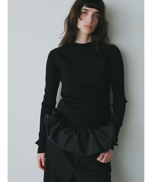 HER.（ハー）の「バルーンドッキングニット（ニット/セーター・レディース・ホワイト/ブラック・フリー）」の15枚目の写真