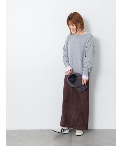 Lugnoncure(ルノンキュール)の「リラックス裏毛スウェット(その他トップス・レディース・キナリ/チャコールグレー/グレー/ブルー・F)」の10枚目の写真