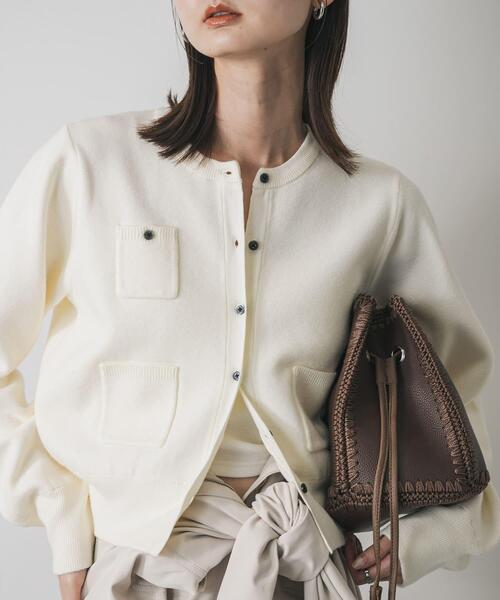 セール】ポケットデザインカーディガン（カーディガン/ボレロ）｜SENSE