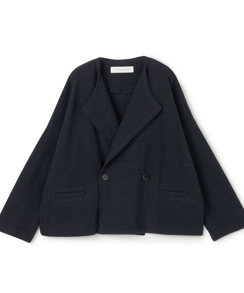 ファインブークレー オーバージャケット（ノーカラージャケット