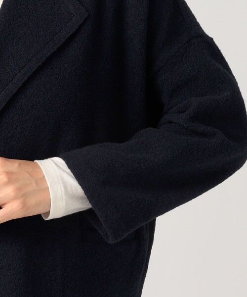 ファインブークレー オーバージャケット（ノーカラージャケット