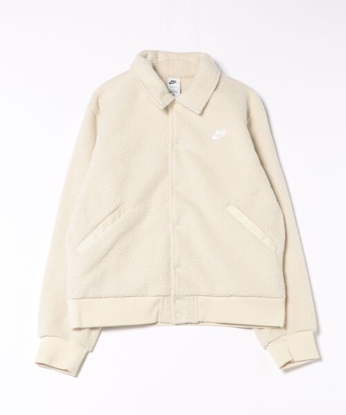 NIKE(ナイキ)の「《NIKEアパレル》AS M NK CLUB SHERPA COACHES JK(その他アウター・メンズ・ブラック/ベージュ系その他/オレンジ・2XL/L/M/S/XL)」の1枚目の写真