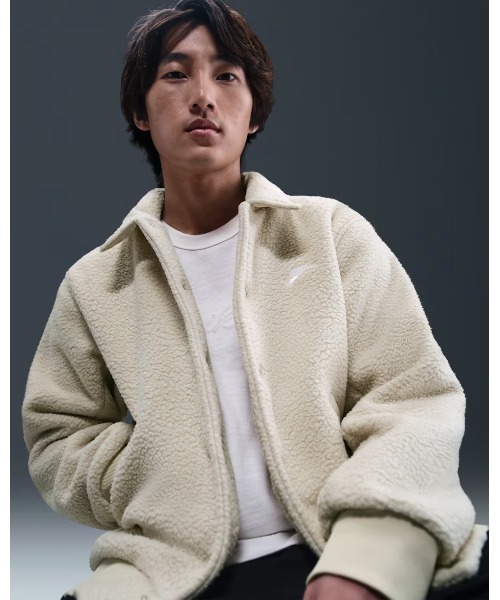 NIKE(ナイキ)の「《NIKEアパレル》AS M NK CLUB SHERPA COACHES JK(その他アウター・メンズ・ブラック/ベージュ系その他/オレンジ・2XL/L/M/S/XL)」の13枚目の写真