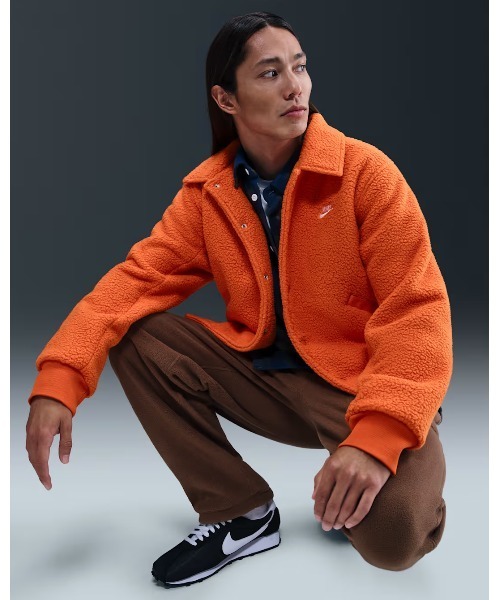 NIKE(ナイキ)の「《NIKEアパレル》AS M NK CLUB SHERPA COACHES JK(その他アウター・メンズ・ブラック/ベージュ系その他/オレンジ・2XL/L/M/S/XL)」の18枚目の写真