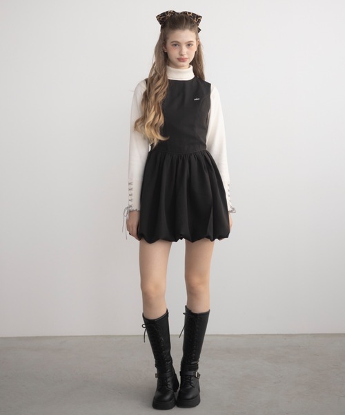 idem イデム　balloon mini onepiece balloon mini onepiece / ノースリバルーンミニワンピ（ジャンパー