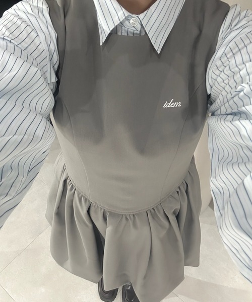 balloon mini onepiece / ノースリバルーンミニワンピ（ジャンパー