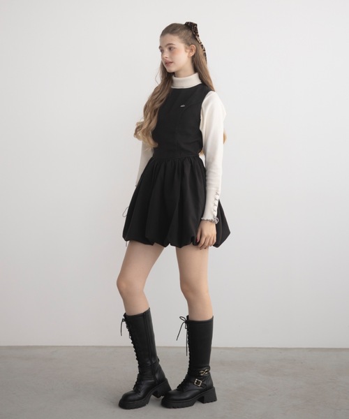 balloon mini onepiece / ノースリバルーンミニワンピ（ジャンパー