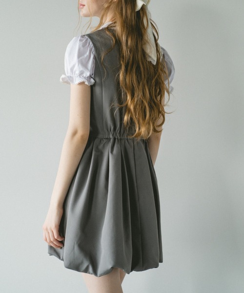 balloon mini onepiece / ノースリバルーンミニワンピ（ジャンパー