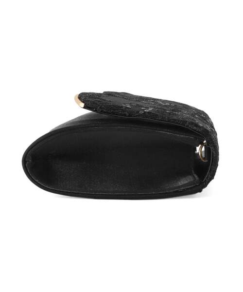 ANEMONE(アネモネ)の「レース刺しゅう2WAYパーティーバッグ(ショルダーバッグ・レディース・ブラック/アイボリー/グレー・FREE)」の4枚目の写真