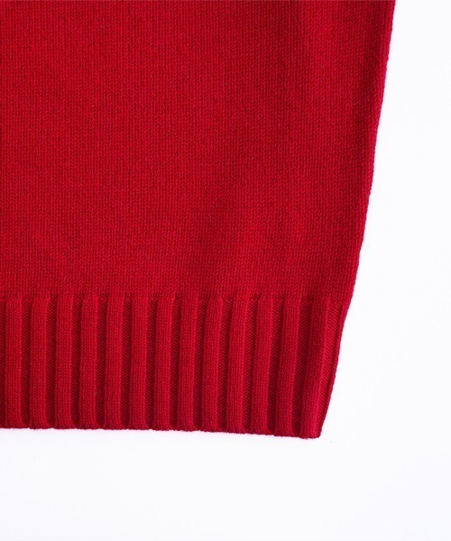 休日と詩（キュウジツトウタ）の「休日のスモールポケットニット（ニット/セーター・レディース・レッド/ベージュ/ブラウン・FREE）」の20枚目の写真